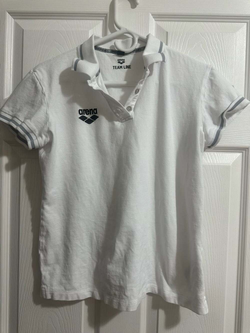 Arena Team Line Polo Shirt Size L White